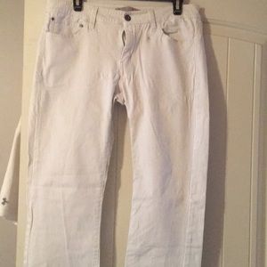 Grey & white striped pants